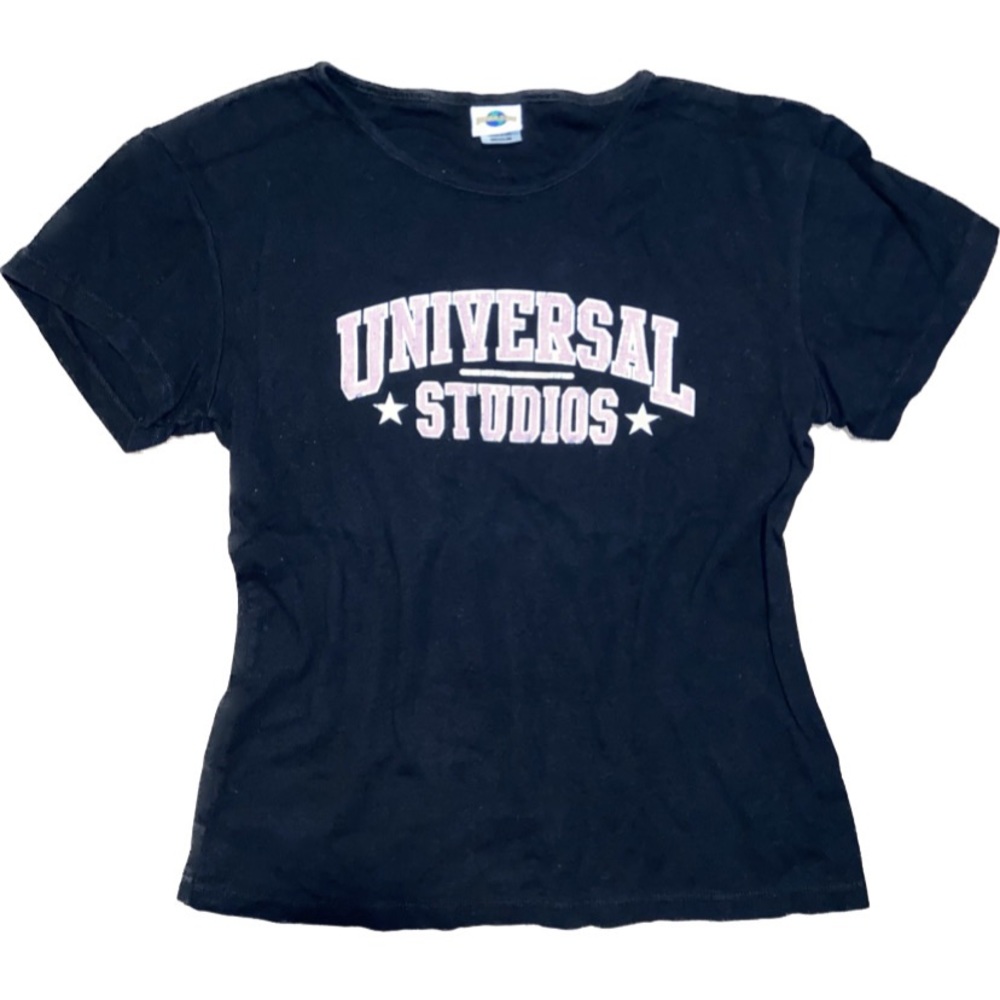 Vintage Universal Studios Baby Tee Black M